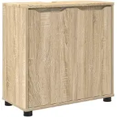 vidaXL Badezimmerwaschbecken-Schrank Sonoma-Eiche 60 x 30 x 60 cm
