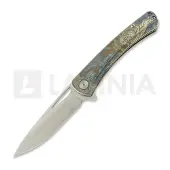 CH Knives Vexor - Damascus - Titanium Taschenmesser