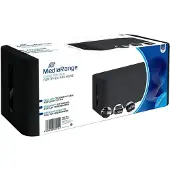 MediaRange MRCS307, Aufbewahrungsbox, Schwarz, Rechteckig, Kunststoff, Einfarbig, 135 mm