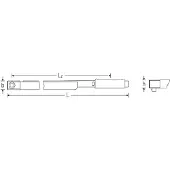 Stahlwille 50190081, 3/4", 1034 mm, 45 mm, 42 mm, 5,65 kg