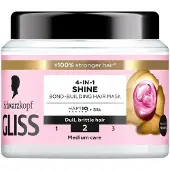 Schwarzkopf professionelle 4-in-1-Haarmaske Gliss Glanz – 400 ml