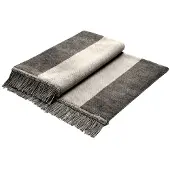 Biederlack Sofaschoner "Cotton Cover Salt & Pepper" 100 x 200 cm (Breite x Länge) mit Fransen