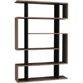 Norda Design | Bücherregal Ilyes Naturel MDF 110x161x25.5 cm | NADUVI
