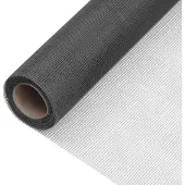 vidaXL Fliegengitter Fiberglas 60x2000 cm Schwarz