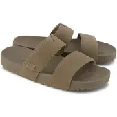 Toms Nico Herren Slide-Sandale Taupe-Grau (Dune Suede), 10023032 - Gr. 44.5