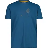 CMP Piqué Shirt mit Adventure Druck