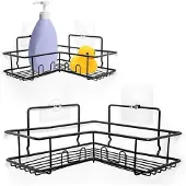 B2X corner shower basket black (569004)