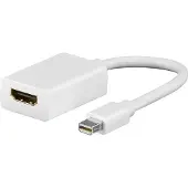 Logilink Goobay A 346 Mini DP HDMI White