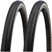Schwalbe 2x G-One RS 35-622 SuperRace transparent Faltreifen V-Guard 28x1.35