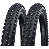 Schwalbe 2x Ice Spiker Pro 57-584 Faltreifen 27.5x2.25 Fahrradreifen Mantel Tire