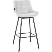 CLP Barhocker Weston Schwenkbar weiß/Kunstleder