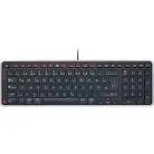 Contour Design Design Balance Keyboard DE, wired, Volle Größe (100%), Kabelgebunden, RF kabellos + USB, QWERTZ, Schwarz