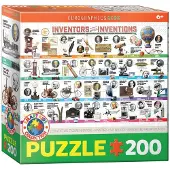 Eurographics Puzzle 6200-0724 - Erfinder und ihre Erfindungen 200 Teile - 200 Teile
