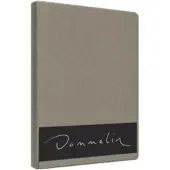 Dommelin Topper Spannbettlaken 5-9 cm Taupe (Flanell)-210 x 210 cm