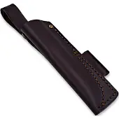 Brisa Trapper 115 Scheide, bushcraft w/ firesteel holder, left