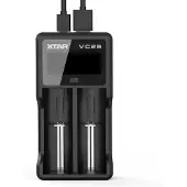 XTAR charger Charger for cylindrical batteries Li-ion/Ni-MH/Ni-CD 18650 Xtar VC2S