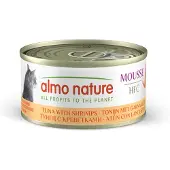 Almo Nature HFC Mousse Thunfisch mit Garnelen Katzen-Nassfutter (70 g)