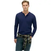 Superdry Classic Essential Grandad Langarm-t-shirt