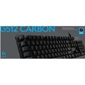Logitech G 920-009370, Kabelgebunden, USB, Mechanischer Switch, QWERTY, RGB-LED, Karbon