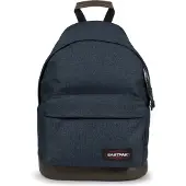 Eastpak Rucksack Backpack Schulrucksack mit Lederboden »Wyoming« Triple Denim Blau