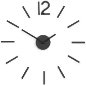 Umbra Wanduhr Blink DIY zum Ankleben Uhr zum Aufkleben schwarz 1005400-040