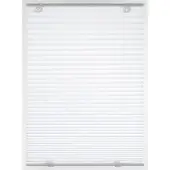 Gardinia Dachfensterplissee , weiß, B:47cm H:100cm, Obermaterial: 100% Polyester, Plissees, Dachfensterplissee, passend für Velux Dachfenster, in Crush-Optik