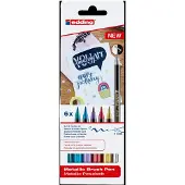 Edding Pinselstift 1340 metallic 6er Kartonetui