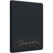 Dommelin Spannbettlaken Dunkelgrau (Perkal 200TC)-120 x 220 cm