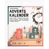 Folia DIY Adventskalender Bowtiful Christmas, 24er Set