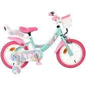 Volare Unicorn Kinderfahrrad 14 Zoll, Grün