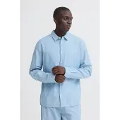 Blend Langarmhemd "BHABAN SHIRT PP NOOS" mit normalem Hemdkragen, Regular Fit, in Leinenoptik