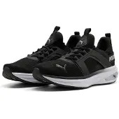 Puma Erwachsene SOFTRIDE Enzo 6 Sneakers 41, Black White Silver Metallic – Größe 41 EU, Black White Silver