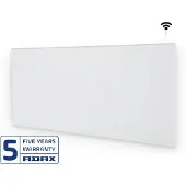Adax Neo varmepanel med Wifi, 2000W, 230V, hvid, H: 327 mm, L: 1433 mm