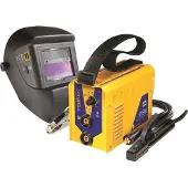 GYS Elektroschweißgerät mit Schweißhelm & Elektroden - GYSMI 160P - 10-160A - Hot-Start