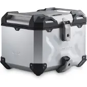 SW-Motech Trax Adv Topcase-System 38L, TUAREG 660 21- SILB. Aluminium silber