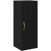 vidaXL Wandschrank Schwarze Eiche 34,5 x 34 x 90 cm Holzwerkstoff
