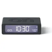 Lexon LR158G3 Digitalwecker Flip Mini Dunkelgrau