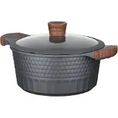 Resto Capella, 4,6 l, Rund, Schwarz, Holz, Aluminium, Schwarz, Holz, Aluminium, Holz