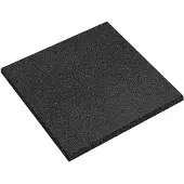 vidaXL Sturzschutzfliesen 6 stk. Schwarz 50 x 50 cm Gummi