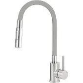 Deante Kitchen faucet with bent spout - 2 types of spray