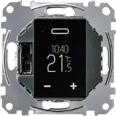 Merten GMBH Programmierbarer Uni MEG5776-0000 Temperaturregler-EinsatzTouch-Display
