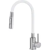 Deante Kitchen faucet with bent spout - 2 types of spray
