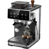 Amzchef CE-CM5560-SV Kolben-Kaffeemaschine (Silber)