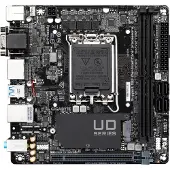 Gigabyte H610I Motherboard - Unterstützt Intel Core 14. Generation CPUs 4+1+1 Hybrid Digital VRM bis zu 5600MHz DDR5 1xPCIe 3.0 M.2 GbE LAN USB 3.2 Gen 1
