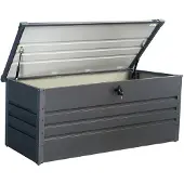 Zipper ZI-GAB165AN Aufbewahrungsbox Futterbox Gartenbox 165cm Breite 80kg grau