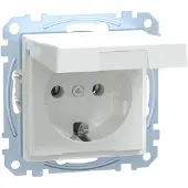 Merten MEG2310-0325 - CEE 7/3 - CEE 7/4 - Weiß - Thermoplast - 250 V - 16 A