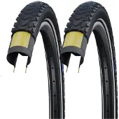 Schwalbe 2x Marathon Mondial 37-622 Faltreifen DoubleDefense 28x1.40 Mantel