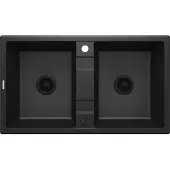 Deante 2-bowl granite sink