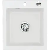 SYSTEMCERAM Spüle KeraDomo MERA 46 SATIN mit Excenterbedienung