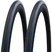 Schwalbe 2x Lugano II 25-622 blau-schwarz Drahtreifen K-Guard 700x25C Mantel